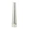 Silver Stainless Steel Metal Minimalistic Tall Floor Cone Vase